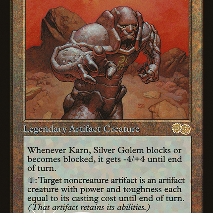 Karn, Silver Golem [Arena League 1999] Foil