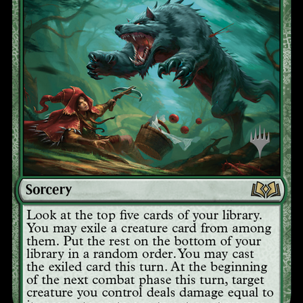 Feral Encounter [Wilds of Eldraine Promos]