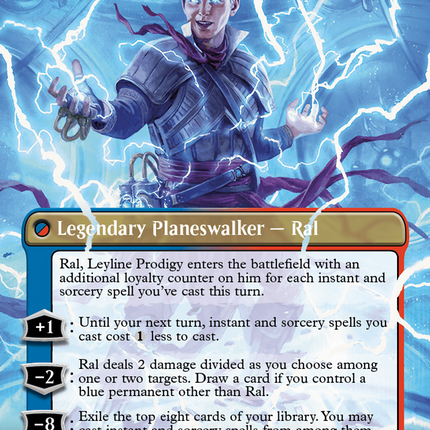 Ral, Monsoon Mage // Ral, Leyline Prodigy (Borderless) [Modern Horizons 3] Foil