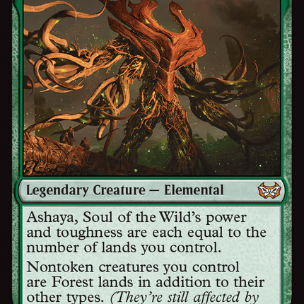 Ashaya, Soul of the Wild [Duskmourn: House of Horror Commander]