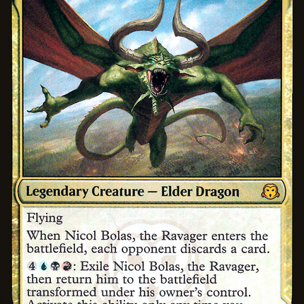 Nicol Bolas, the Ravager // Nicol Bolas, the Arisen [Judge Gift Cards 2021] Foil
