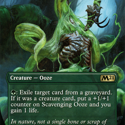 Scavenging Ooze (Borderless) [Core Set 2021]