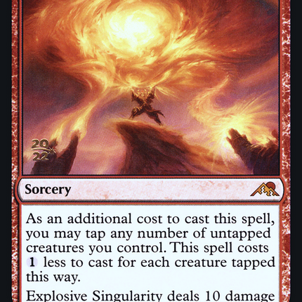 Explosive Singularity [Kamigawa: Neon Dynasty Promos] Prerelease Foil