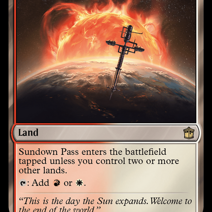 Sundown Pass [Doctor Who] Surge Foil