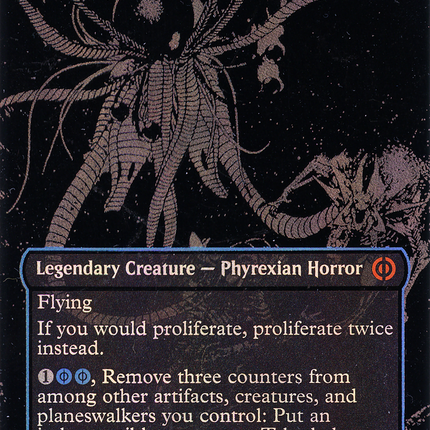 Tekuthal, Inquiry Dominus (Borderless) [Phyrexia: All Will Be One] Oil Slick Raised Foil