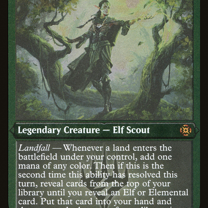 Nissa, Resurgent Animist [March of the Machine: The Aftermath] Etched Foil