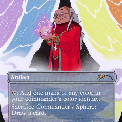 Commander's Sphere (Borderless) [Secret Lair Drop]