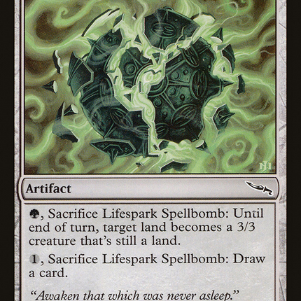 Lifespark Spellbomb [Mirrodin]