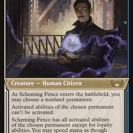 Scheming Fence (Showcase) [Streets of New Capenna]