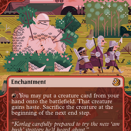 Sneak Attack (Showcase) (Borderless) [Wilds of Eldraine: Enchanting Tales]
