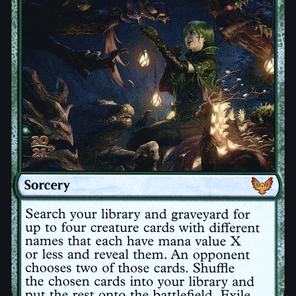 Ecological Appreciation [Strixhaven: School of Mages Promos] Prerelease Foil