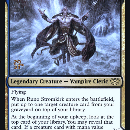 Runo Stromkirk // Krothuss, Lord of the Deep [Innistrad: Crimson Vow Promos] Prerelease Foil