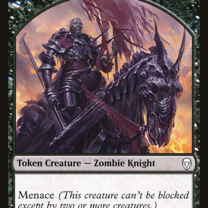 Zombie Knight [Dominaria Tokens]