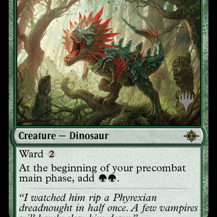 Hulking Raptor [The Lost Caverns of Ixalan Promos]