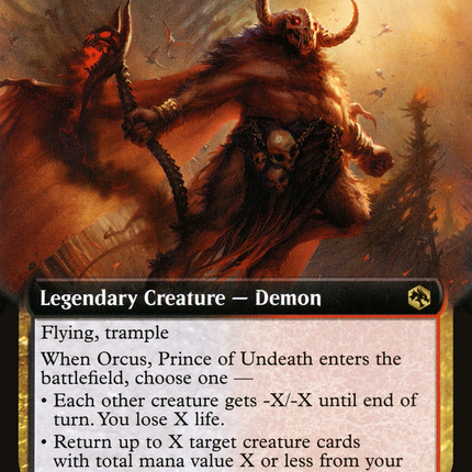 Orcus, Prince of Undeath (Extended Art) [Adventures in the Forgotten Realms]