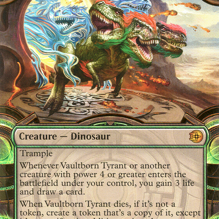 Vaultborn Tyrant (Showcase) [The Big Score] Raised Foil