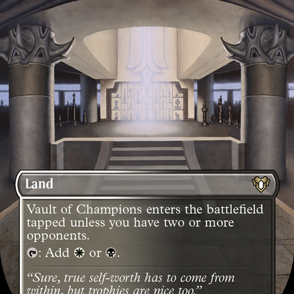 Vault of Champions (Borderless) [Commander Masters]