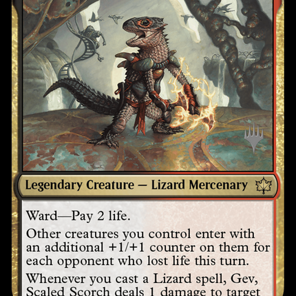 Gev, Scaled Scorch [Bloomburrow Promos]