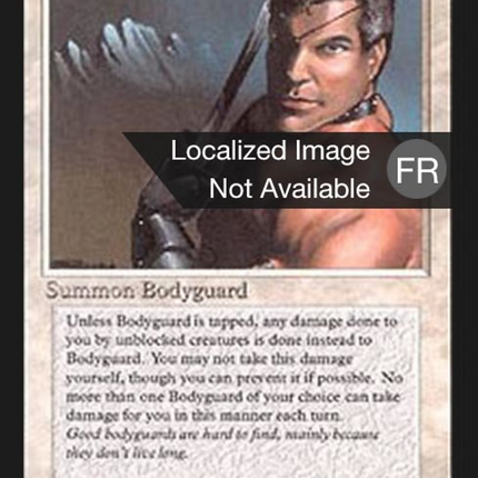 Veteran Bodyguard - Garde du corps émérite  [Foreign Black Border]