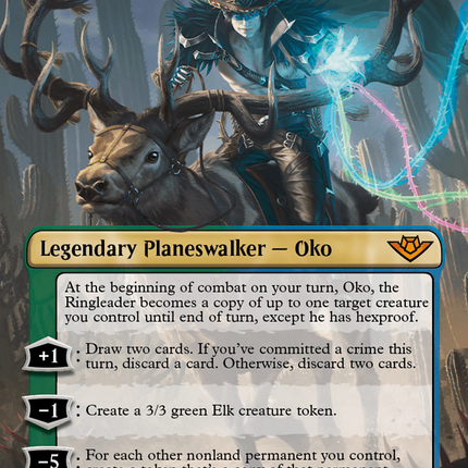Oko, the Ringleader (Borderless) [Outlaws of Thunder Junction] Foil