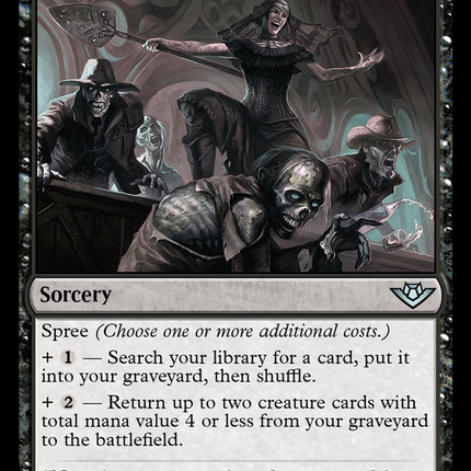 Lively Dirge [Outlaws of Thunder Junction] Foil