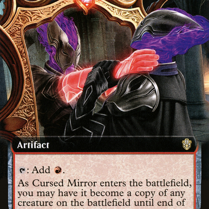 Cursed Mirror (Extended Art) [Commander 2021]