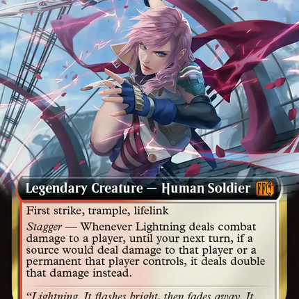 Lightning, Army of One (Extended Art) [FINAL FANTASY] Foil