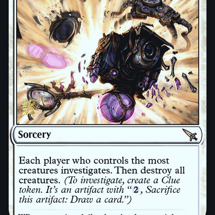 No Witnesses [Murders at Karlov Manor Promos] Prerelease Foil