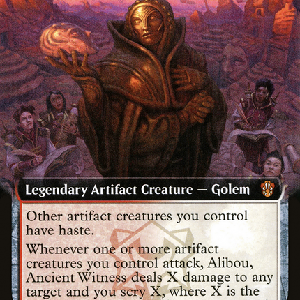 Alibou, Ancient Witness (Extended Art) [Commander 2021]