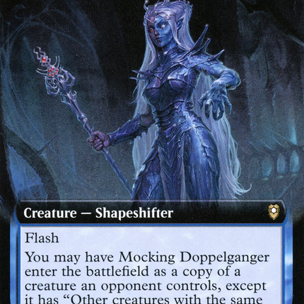 Mocking Doppelganger (Extended Art) [Commander Legends: Battle for Baldur's Gate]