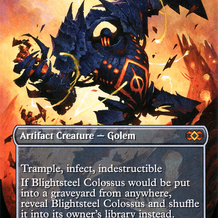 Blightsteel Colossus (Borderless) [Double Masters]