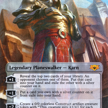 Karn, Scion of Urza (Borderless) [Mythic Edition] Foil