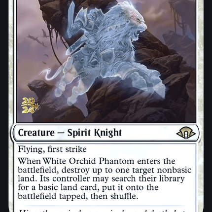 White Orchid Phantom [Modern Horizons 3 Promos] Prerelease Foil