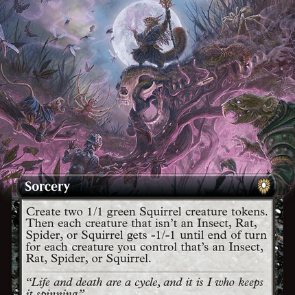Swarmyard Massacre [Bloomburrow Commander] Foil