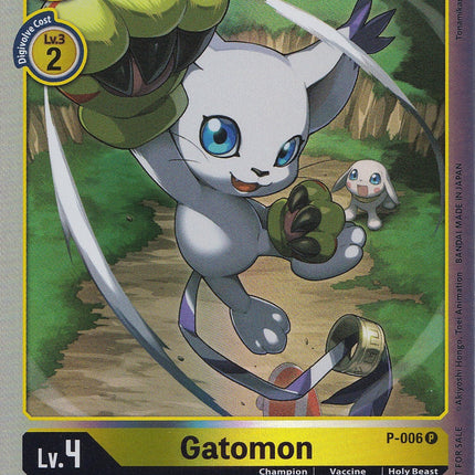 Gatomon [P-006] (Rainbow Foil) [Promotional Cards]