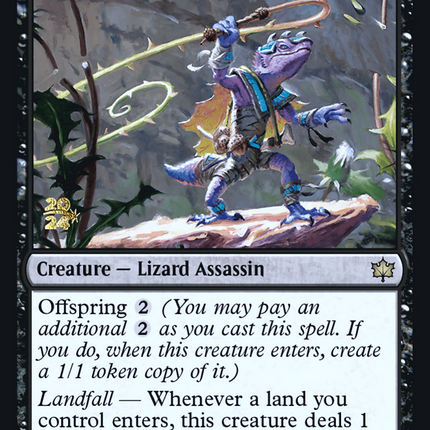 Iridescent Vinelasher [Bloomburrow Promos] Prerelease Foil