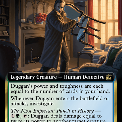 Duggan, Private Detective (Extended Art) [Doctor Who] Surge Foil