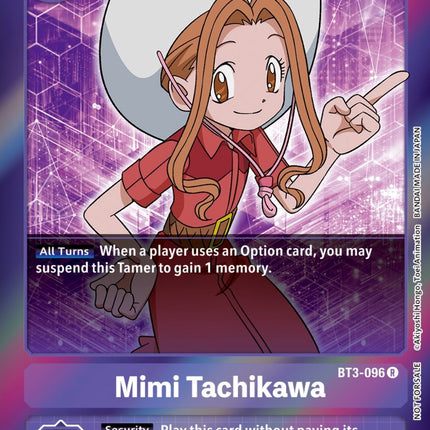 Mimi Tachikawa [BT3-096] (Event Pack 4) [Release Special Booster Promos]