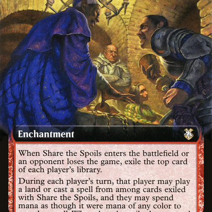 Share the Spoils (Extended Art) [Forgotten Realms Commander]