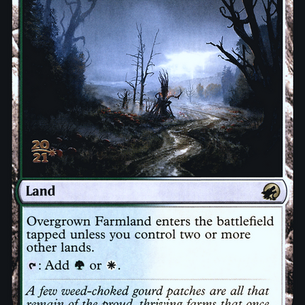 Overgrown Farmland [Innistrad: Midnight Hunt Promos] Prerelease Foil