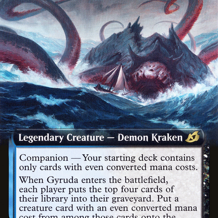 Gyruda, Doom of Depths (companion, Extended Art) [Ikoria: Lair of Behemoths]