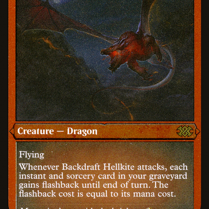 Backdraft Hellkite [Double Masters 2022] Etched Foil