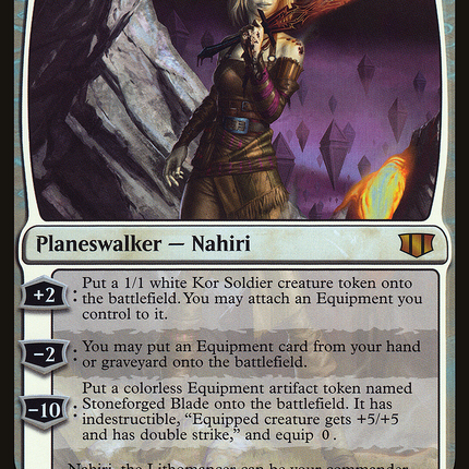 Nahiri, the Lithomancer [Commander 2014 Oversized] Foil
