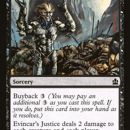 Evincar's Justice [Commander 2011]