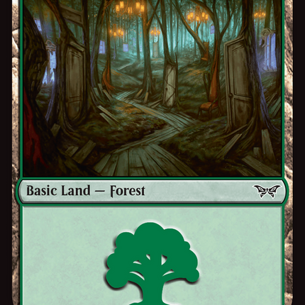 Forest (286) [Duskmourn: House of Horror] Foil