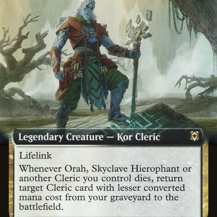 Orah, Skyclave Hierophant (Extended Art) [Zendikar Rising] Foil
