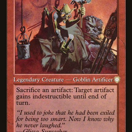 Slobad, Goblin Tinkerer (Retro) [The Brothers' War Commander]