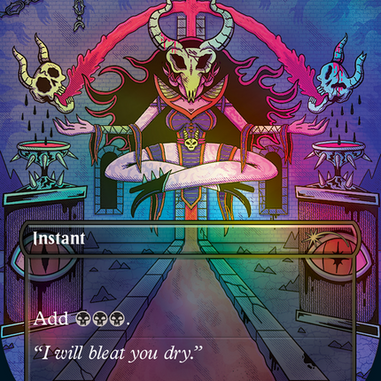Dark Ritual (Borderless) [Secret Lair Showdown] Foil