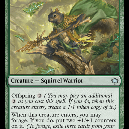 Bushy Bodyguard [Bloomburrow] Foil