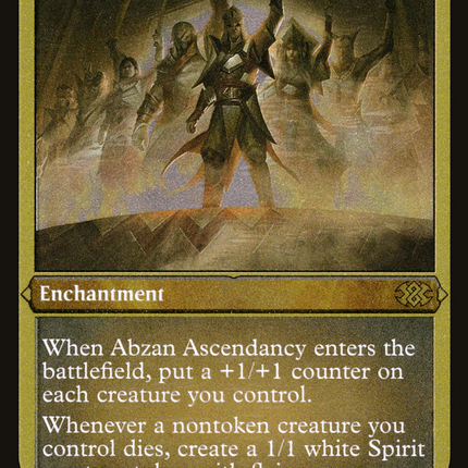 Abzan Ascendancy [Double Masters 2022] Etched Foil